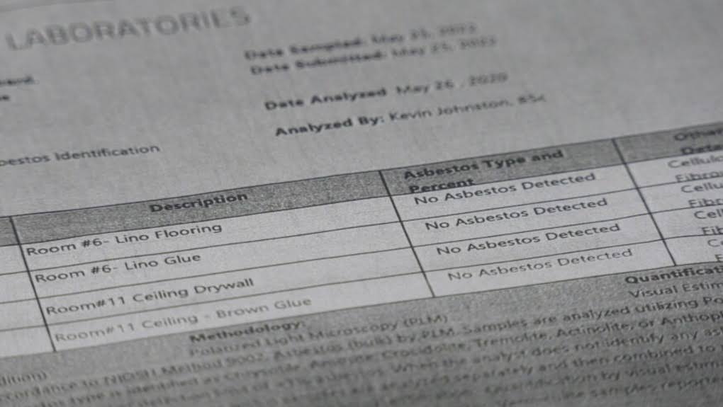 Understanding Asbestos Test Results